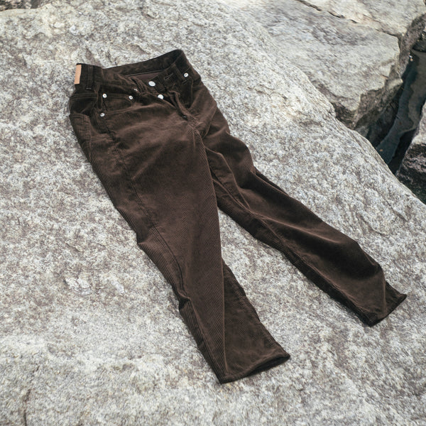 Straight Corduroy Pants - Brownie – OEUVRE