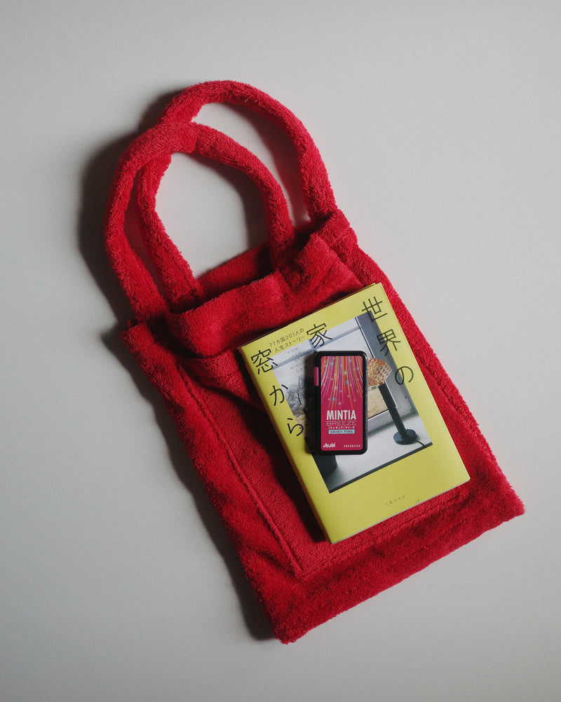 TOWEL BAG - STRAWBERRY RED / L