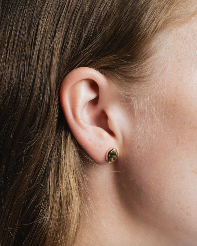 Bean Studs - Gold
