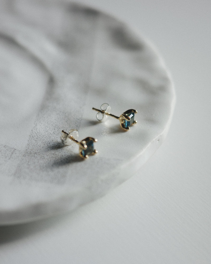 JOSIE STUDS - Blue/Gold