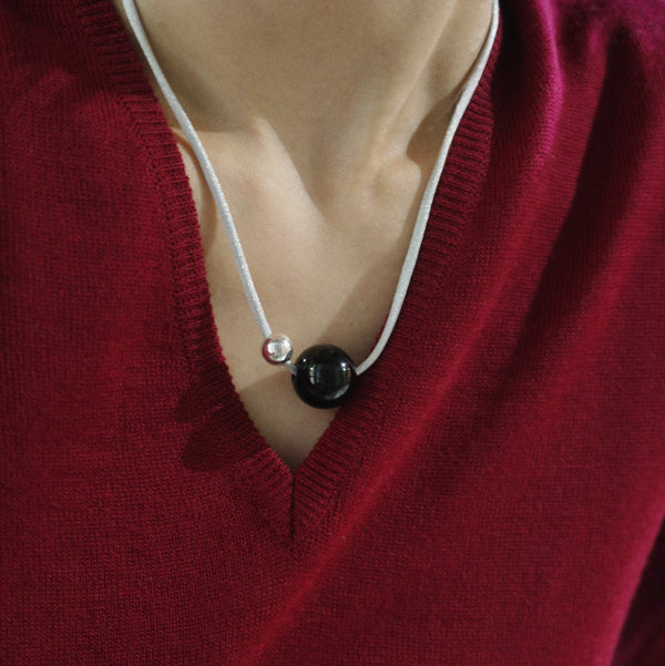 Leigh Necklace - Black Onyx