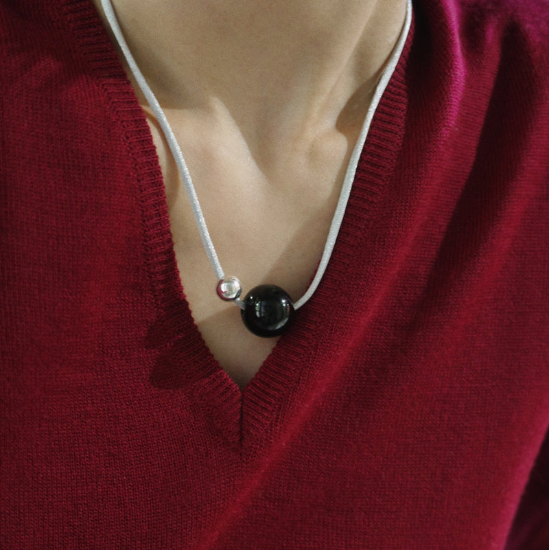 Leigh Necklace - Black Onyx