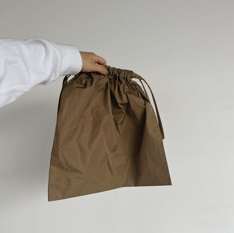 Drawstring Bag - Taupe