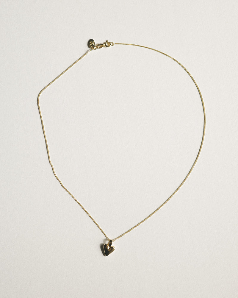 Baby Heart Necklace - Gold