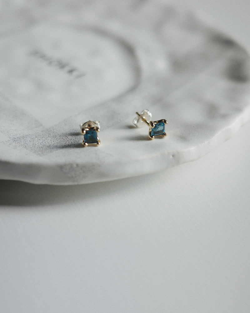 JOSIE STUDS - Blue/Gold