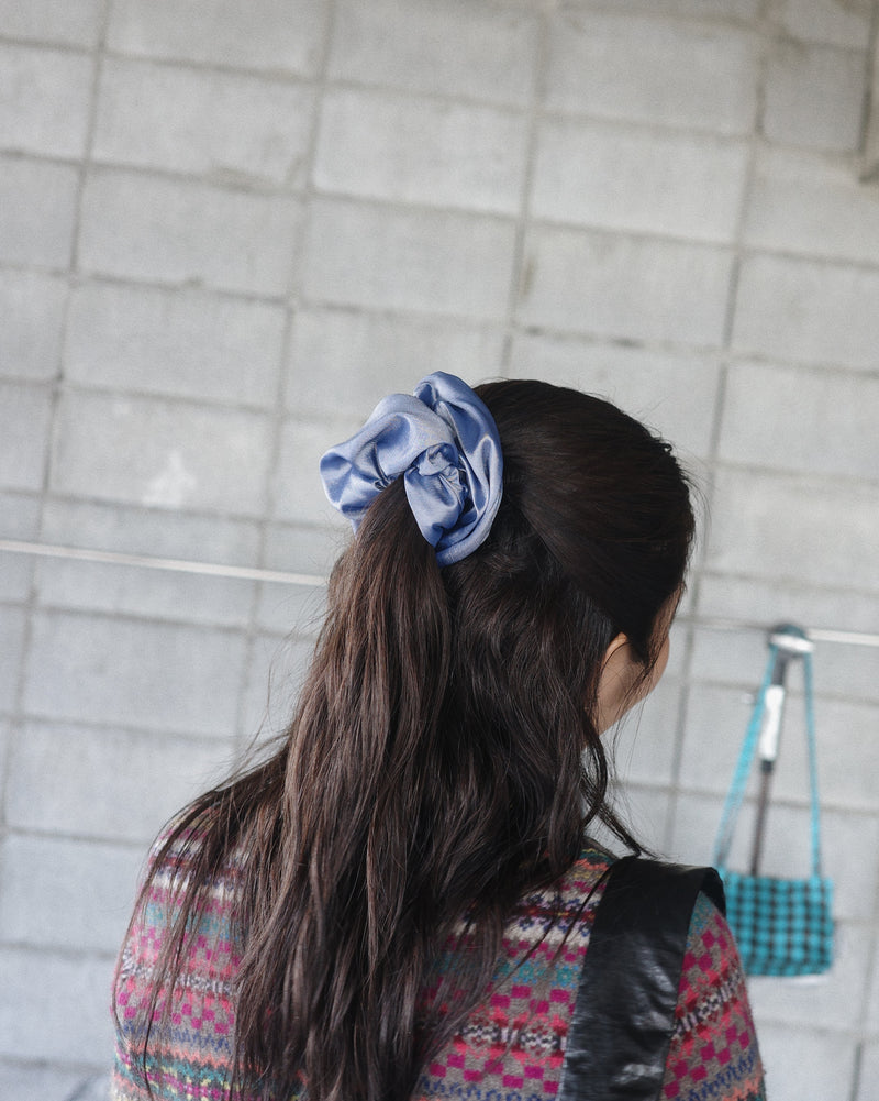 SCRUNCHIE - BLUE SHIMMER