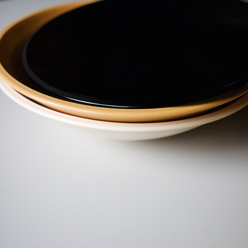 Ceramic Plate  M - Black