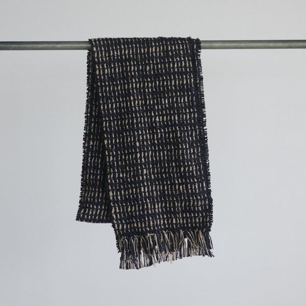 MUFFLER STOLE - H.B. Stripe/Black