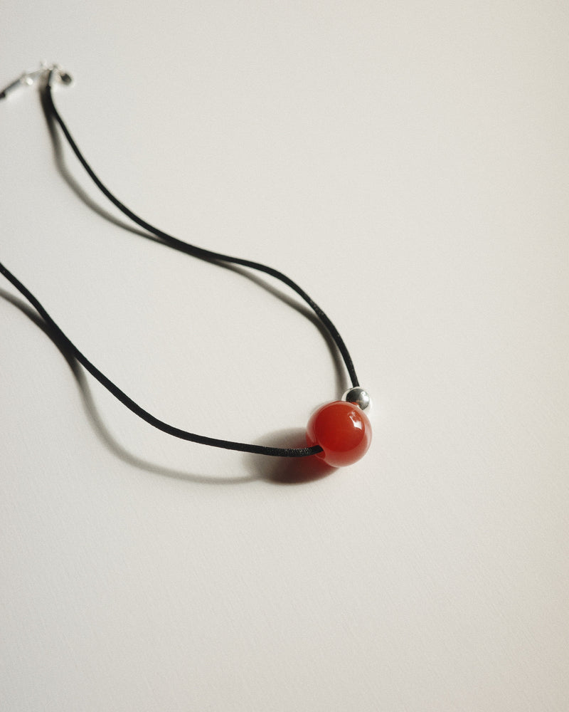 Leigh Necklace - Led Agate