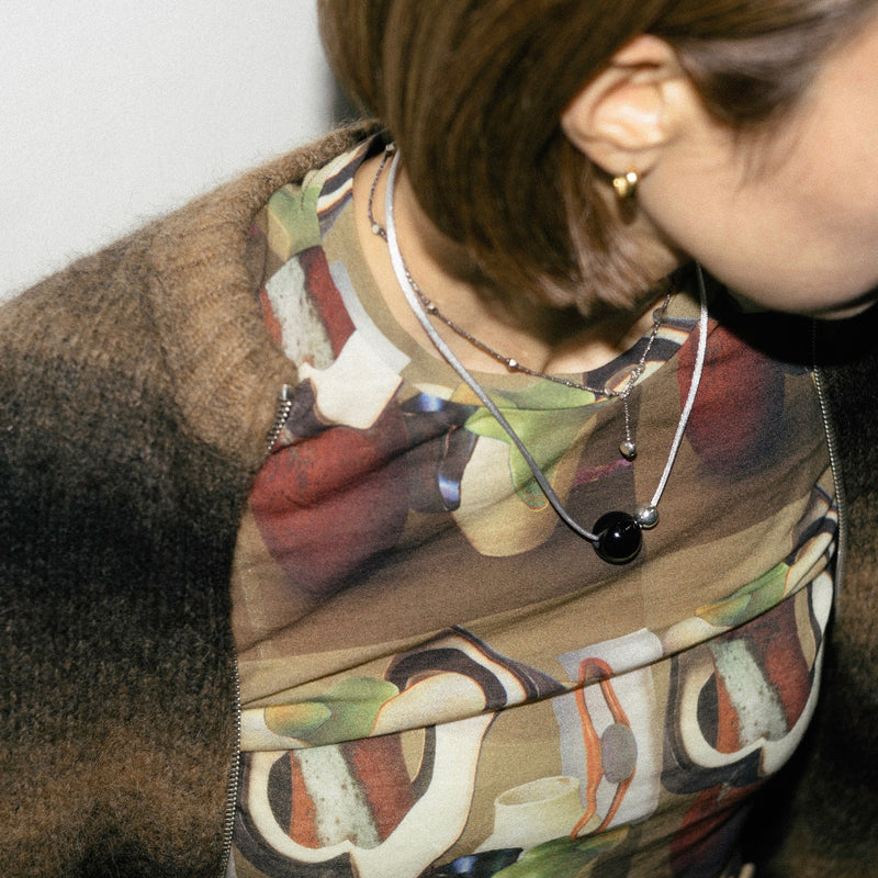 Leigh Necklace - Black Onyx