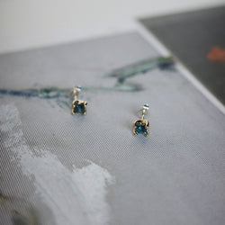 JOSIE STUDS - Blue/Gold