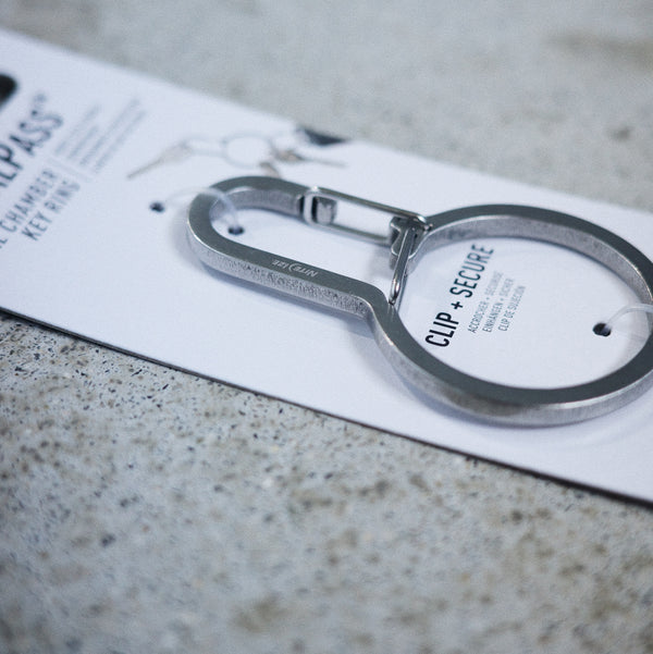 DUAL CHAMBER KEY RING