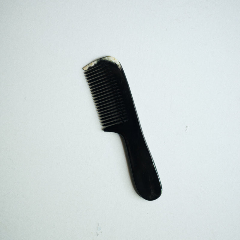 Horn Comb With Handle