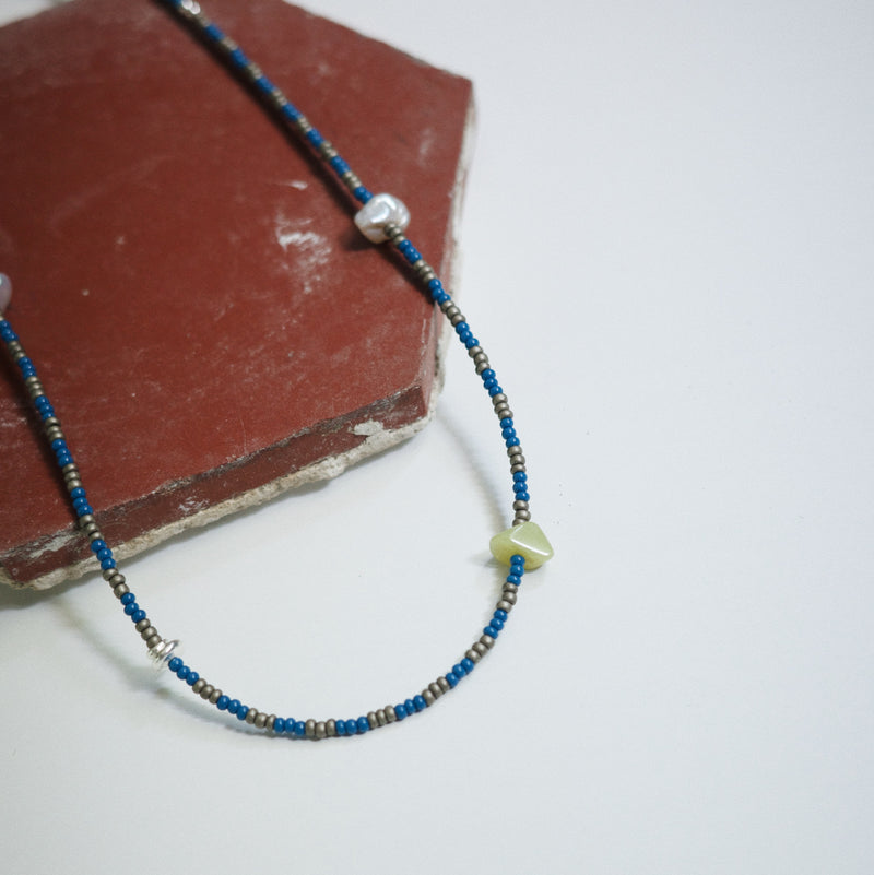 JUNE NECKLACE - Blue