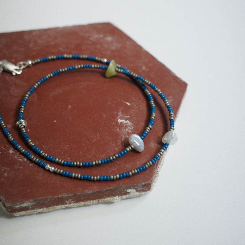 JUNE NECKLACE - Blue