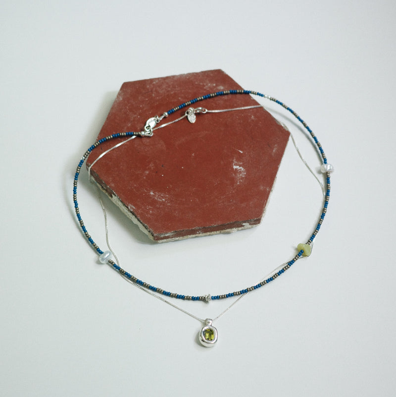 JUNE NECKLACE - Blue