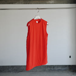 Light Weight Basic Sleeveless Tee - Red