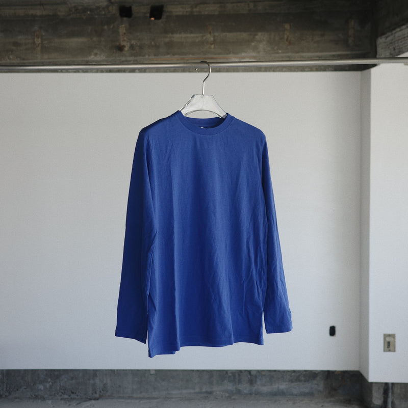 Light Weight Basic L/S Crew - Blue