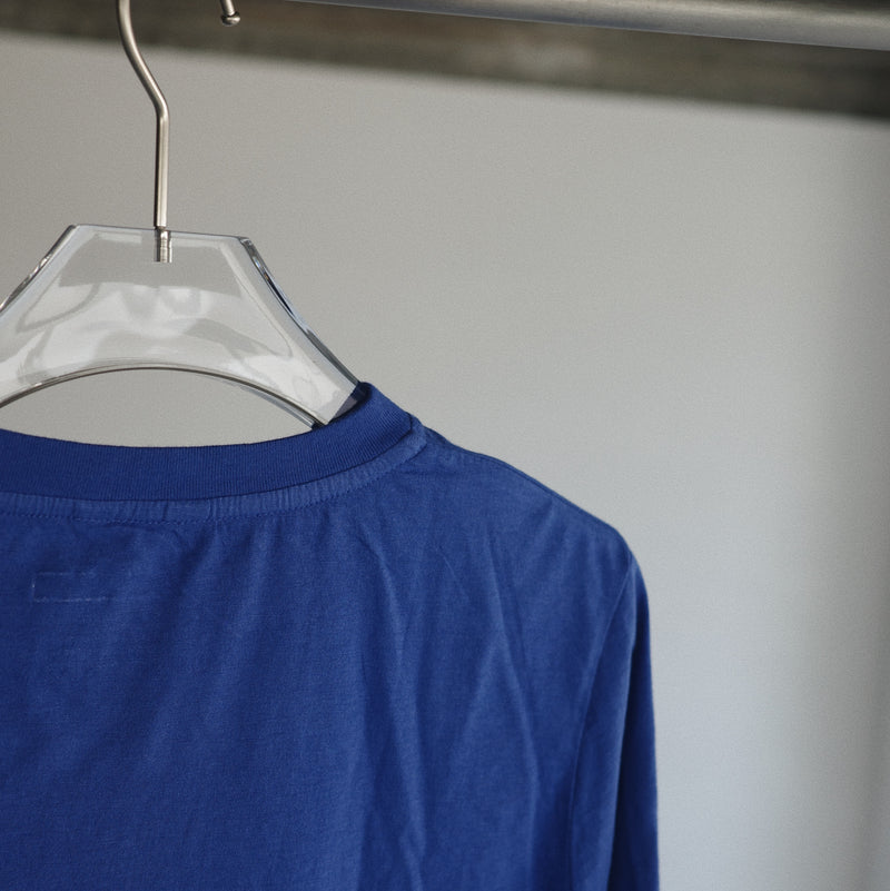 Light Weight Basic L/S Crew - Blue