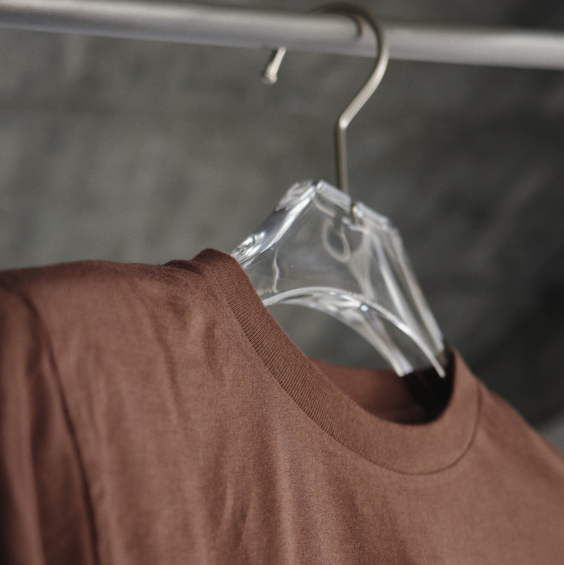 Light Weight Basic L/S Crew - Brown