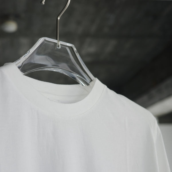 Light Weight Basic L/S Crew - White