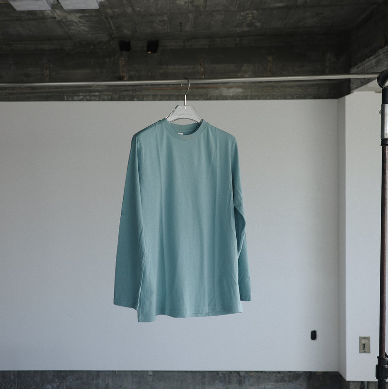 Light Weight Basic L/S Crew - Blue Gray