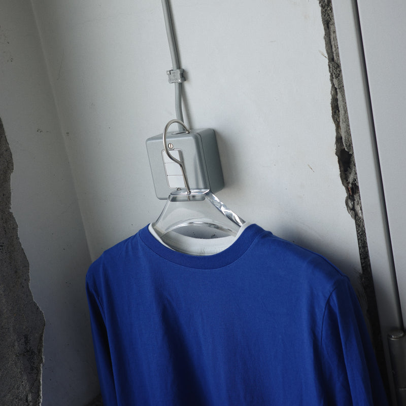 Light Weight Basic L/S Crew - Blue