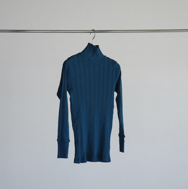 COTTON SILK RANDOM L/S TURTLE - Ink Blue