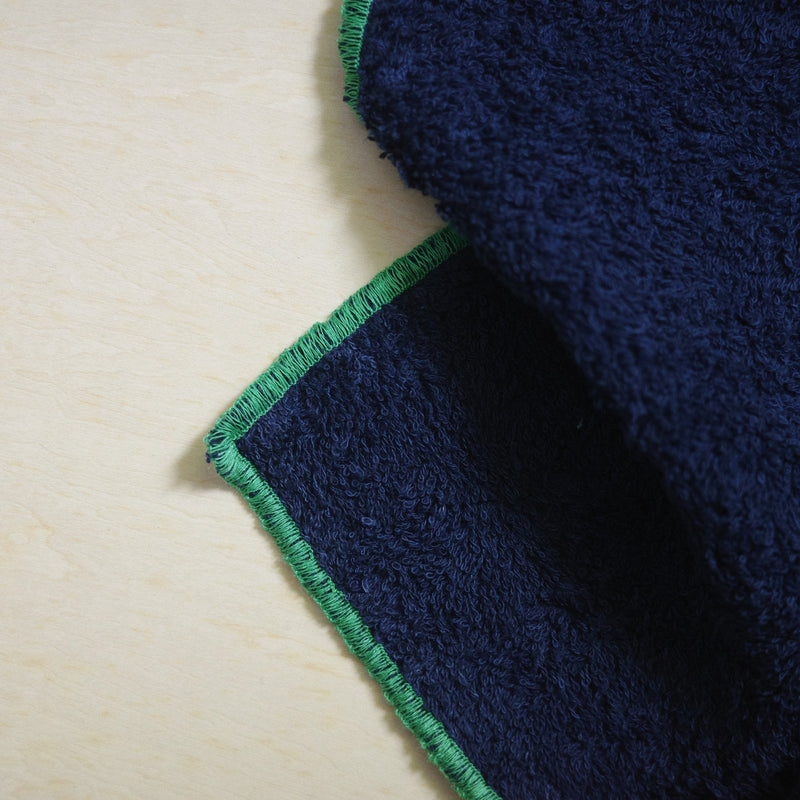 littlebodco 1/4square - darknight indigo / eucalyptus