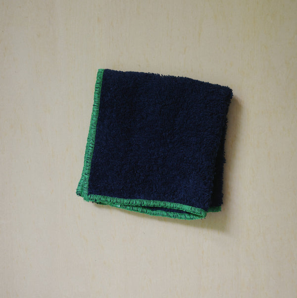 littlebodco 1/4square - darknight indigo / eucalyptus