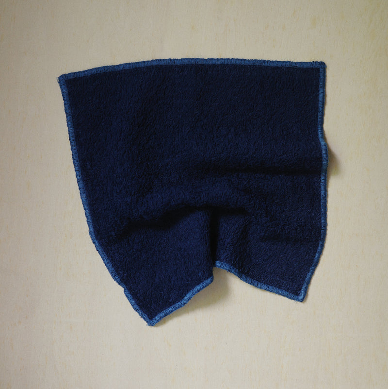 littlebodco 1/4square - darknight indigo / lovely blue