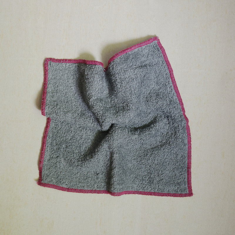 littlebodco 1/4square - cloud gray / rose o rose
