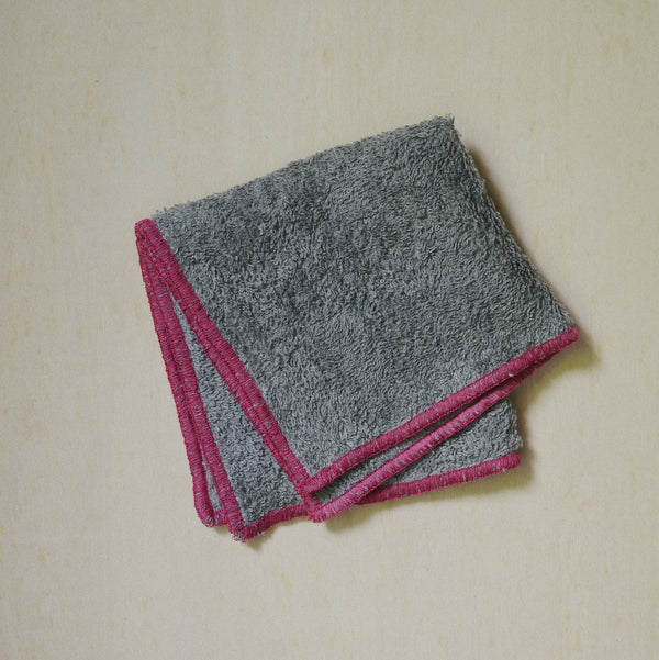 littlebodco 1/4square - cloud gray / rose o rose