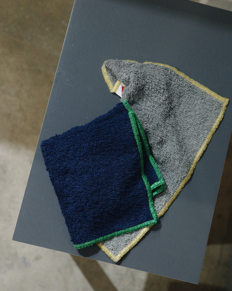 littlebodco 1/4square - darknight indigo / eucalyptus