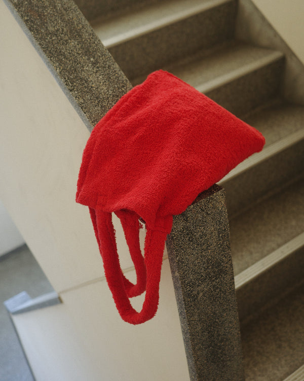 TOWEL BAG - STRAWBERRY RED / L