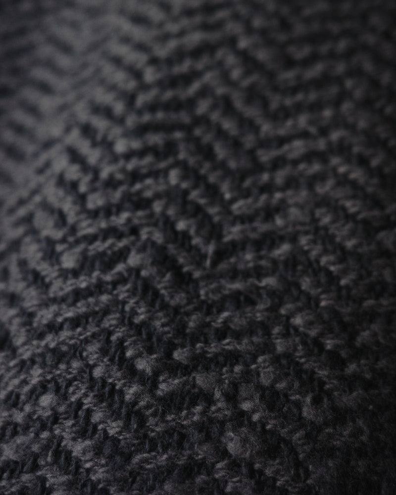 MUFFLER STOLE - Charcoal Black