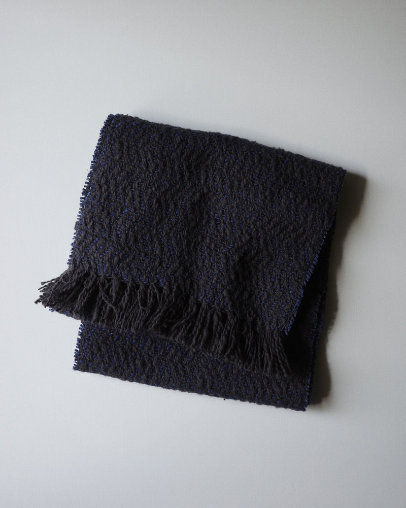 MUFFLER STOLE - Charcoal Navy