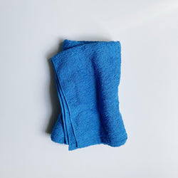 MINI BATH TOWEL - Sunday blue