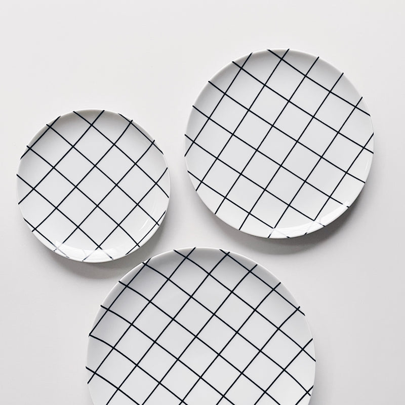 "Grid" Bread Plate
