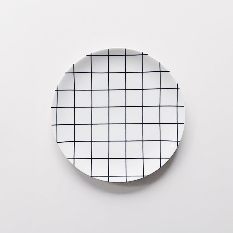 "Grid" Dinner Plate