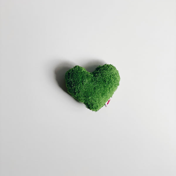 TOWEL HEART - eucalyptus / M