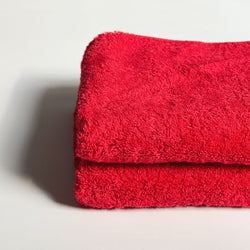 FACE TOWEL - strawberry red